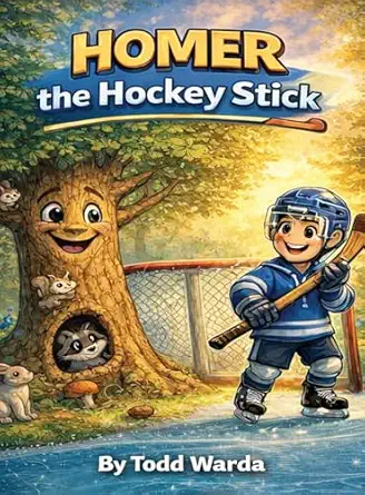 Homer the Hockey Stick by Todd Warda - Children's Book Cover